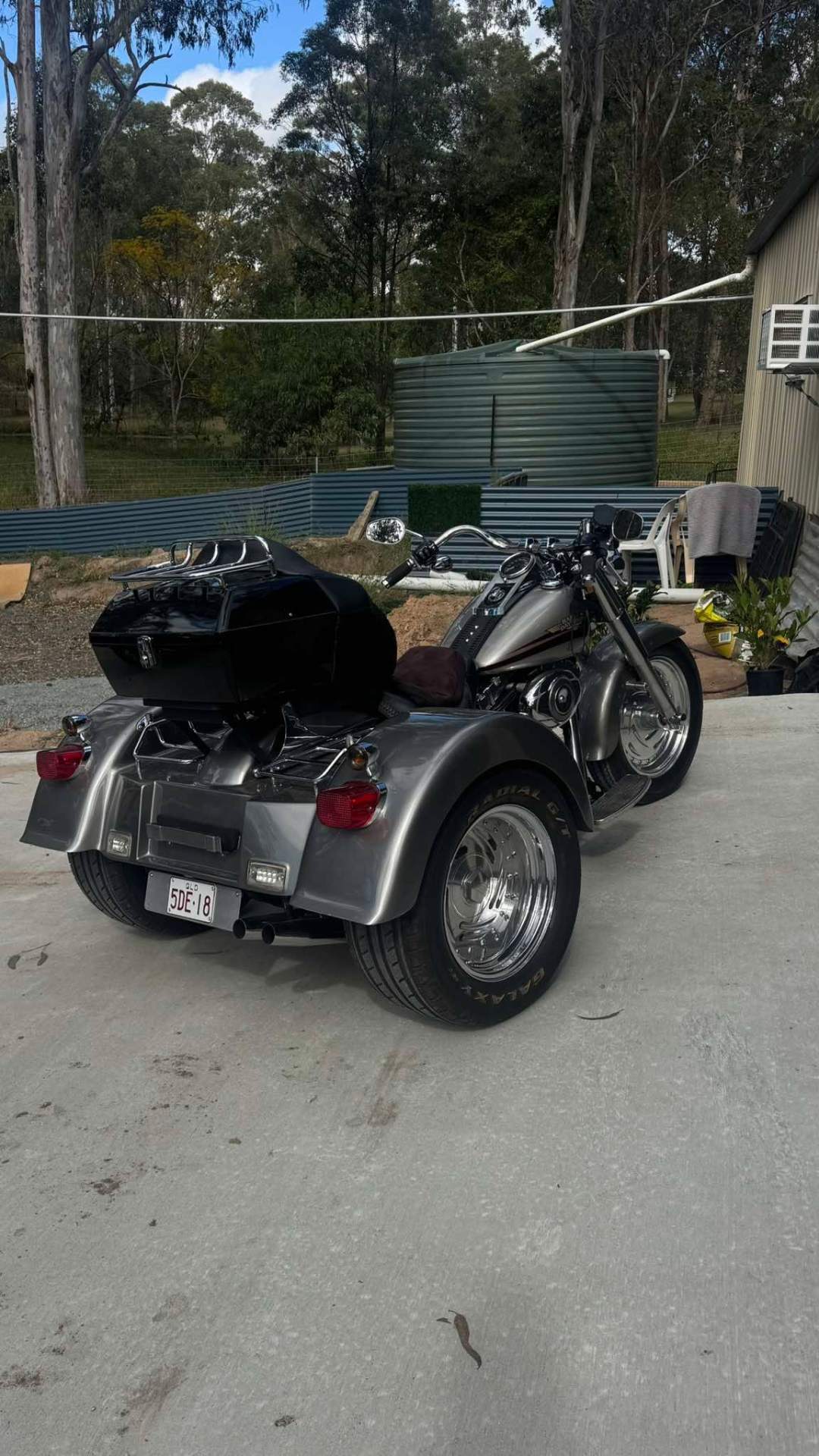 Custom Trike — Rear
